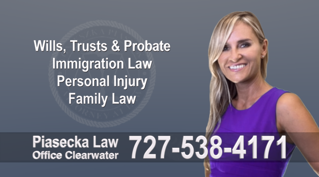 Tampa, Polish, Lawyer, Attorney, Florida, Wills, Trusts, Probate, Immigration, Personal Injury, Family Law, Agnieszka, Piasecka, Aga, Free, Consultation, Recommended